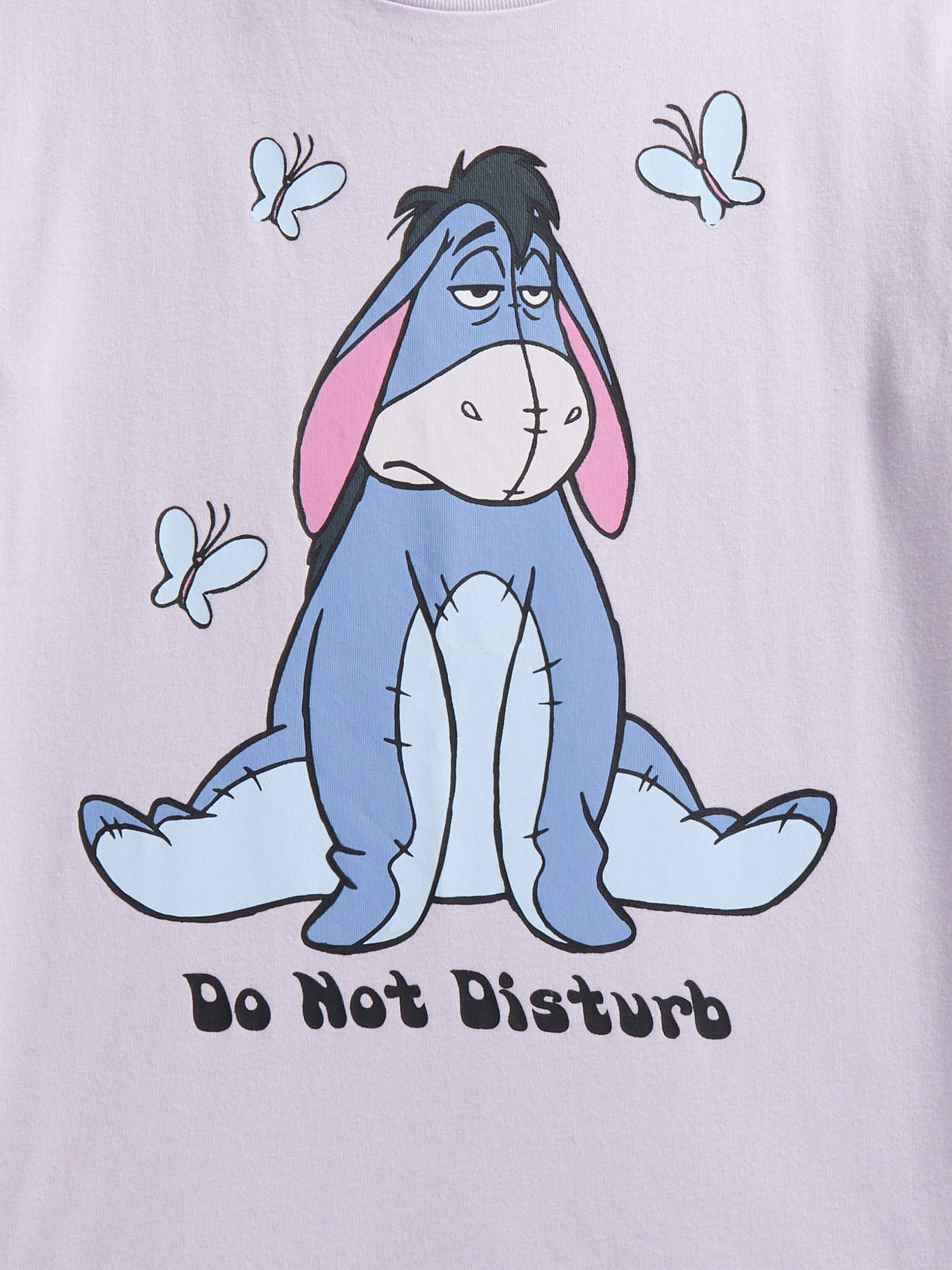 Winnie the Pooh Girls Do Not Disturb Graphic Tee with Short Sleeves, Sizes 4-16