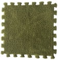 thumbnail image 1 of 5Pcs 11.81Inch Square Puzzle Polyester Velvet Carpet, 1 of 9