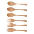 thumbnail image 1 of Wooden Spoon, 3 Sets Fork And Spoon Set Eco Friendly  For Family Gathering, 1 of 8