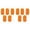 Orange 2PCS, variant on Sponges Cleaning Eraser Sponge Foam Pads Multi Functional Household Cleaning Kitchen Dish Sponge