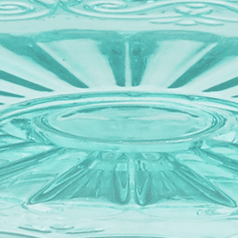 The Pioneer Woman 10.25 in Round Glass Kitchen Cake Stand, Teal