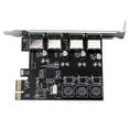 thumbnail image 3 of Mistaha Four Ports USB 3.0 Super Fast 5Gbps PCI-E Expansion Card PCI Express Adapter Converter, 3 of 8