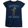 thumbnail image 4 of Blippi Respect the Hustle Women's T Shirt, Navy, Small, 4 of 4