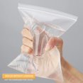 thumbnail image 5 of 300 PCS-Zipper Reclosable Storage Bags Clear Zip Bags Storage for Food Clear Storage Big Bags Storage, 5 of 5