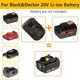 thumbnail image 3 of Adaptador de Batería para Black&Decker 20V para Cable Porter Convertidor de Batería de Iones de Litio de 20V para Makita 18V BL1830 BL1840 BL1850 Herramientas Inalámbricas BPS18M, 3 of 6