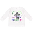 thumbnail image 3 of Inktastic Cocoa Beach Florida Cute Swimming Manatee Boys or Girls Long Sleeve Toddler T-Shirt, 3 of 5