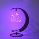 thumbnail image 1 of LED Moon Apple Night Lamp Glass Ball Home Party Kid Room Luces (Púrpura), 1 of 7