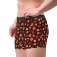 thumbnail image 2 of Balery fall Maple leaf Calzoncillos bóxer para hombre, ropa interior de algodón suave y transpirable con cinturilla de nailon-Large, 2 of 5