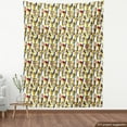 thumbnail image 4 of Ice Cream Upholstery Fabric by the Yard, Repetitive Summer Dessert Pattern with Colorful Fruity Scoops on Cones, Decorative Fabric for DIY and Home Accents, Multicolor by Ambesonne, 4 of 5