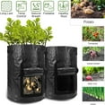 thumbnail image 5 of DYstyle 3/5/7/10 Gallon Plant Grow Bag Black PE Fabrics Potato Vegetable Pot Container Garden Tool, 5 of 5
