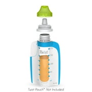 Kiinde Foodii Reusable Snack Spout Attachments for Homemade Puree Squeeze Pouches, 2-Pack