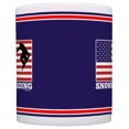 thumbnail image 3 of ThisWear American Pride Snowboarding United States Flag 11 ounce Coffee Mug Blue, 3 of 4