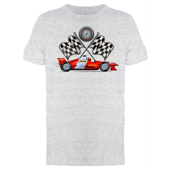 Sport Race Car Design T-Shirt Men -Image by Shutterstock, Male Medium