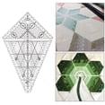 thumbnail image 3 of S/M/L Plantilla de Edredón Regla de Patchwork de Acrílico para Edredones de Sastre , s S Gloria reglas de acolchado, 3 of 9
