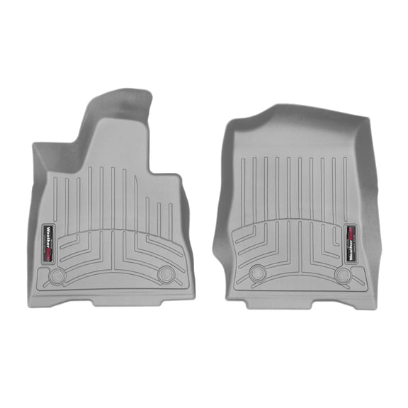 WeatherTech Custom Fit FloorLiners compatible with 2020-2026 Lincoln Aviator - 1st Row (Driver & Passenger), Grey