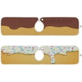 thumbnail image 2 of Ice Cream Sink Faucet Mat for Kitchen,Sink Splash Guard Behind Faucet, Kitchen Faucet Absorbent Mat,Microfiber Cloth Faucet Mat (2 Pack,23.6×5.5in) Home Decor, 2 of 7