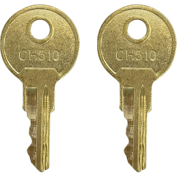 Key Replacement for Truck Tool Box, Trailer, Cabinet, RV Compartments - CH510 (2 Pack)