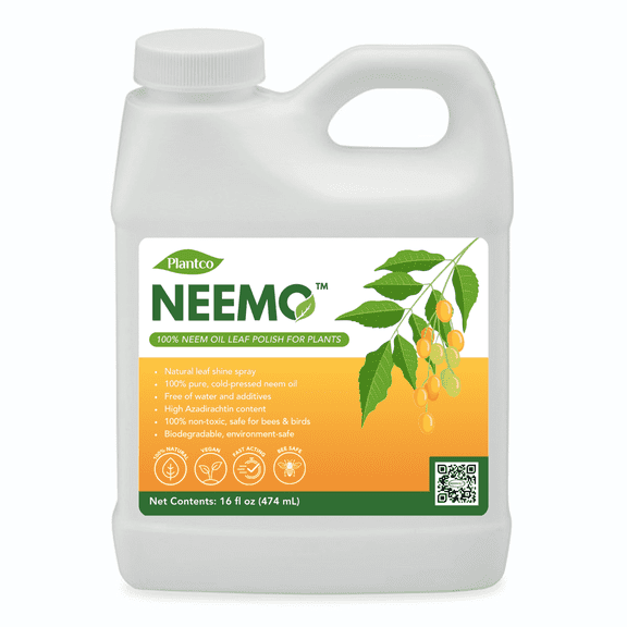 Neem Oil Concentrate for Plants | Neem Spray for Gardening | 16 fl oz concentrate makes 16 Gal. (60 L) of Neem Spray