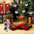 thumbnail image 4 of NWOKYZGH 3Pcs Christmas Ball Ornaments Rustic Christmas Ornaments Plaid Foam Burlap Ornament Xmas Tree Hanging Decorations for Party Anniversary Decor, 4 of 6