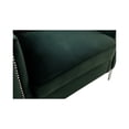 thumbnail image 5 of Bayberry Velvet Sofa Loveseat Chair Living Room Set-Color:Green, 5 of 6
