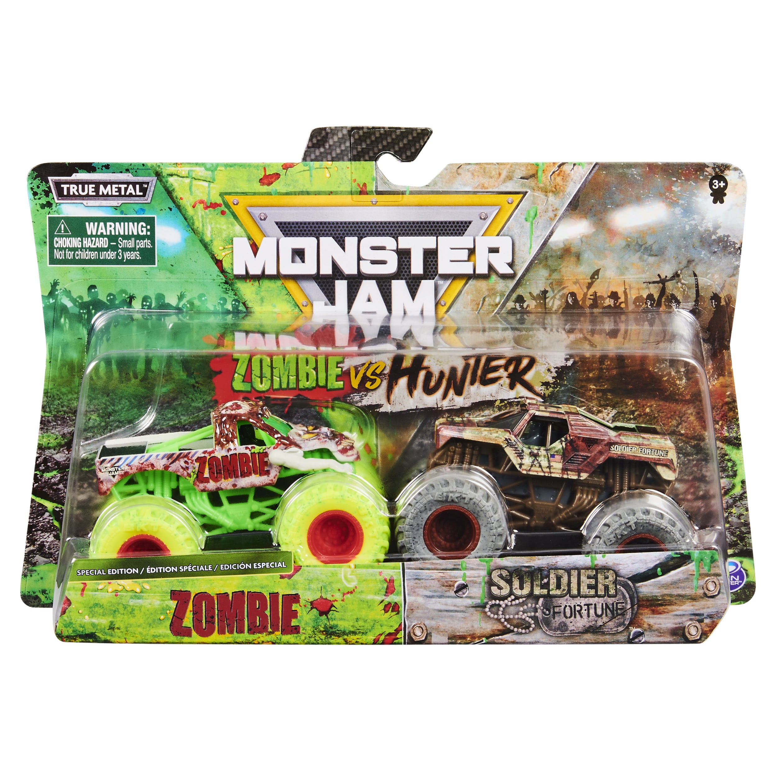 Monster Jam, Official Zombie Vs. Hunter Soldier Fortune DieCast