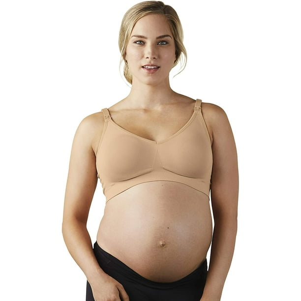 BRAVADO DESIGNS Body Silk Seamless Wireless Maternity Nursing Bra A, B, C, D,  DD/E, DDD/F Cup 