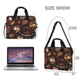 thumbnail image 3 of FORMRS 16" Laptop Bag Carrying Sleeve Case with Handle Travel Shoulder Briefcase, Chocolate Cakes, 3 of 8