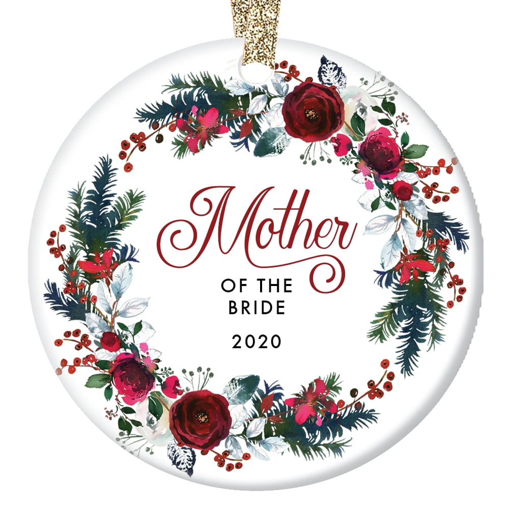 mother of the bride christmas ornament