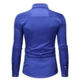 thumbnail image 3 of Lilgiuy Workout Shirts for Casual Solid Turn Down Long Sleeve Pullover Zipper Top for Work Office, 3 of 4