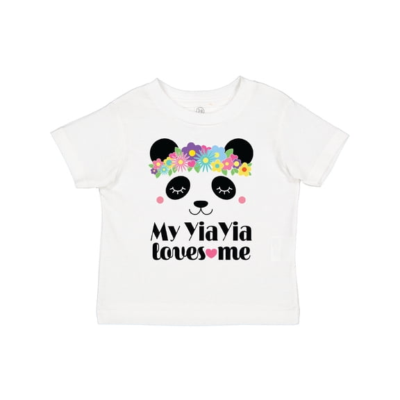 Inktastic My Yiayia Loves Me Yia Yia Bear Girls Toddler T-Shirt