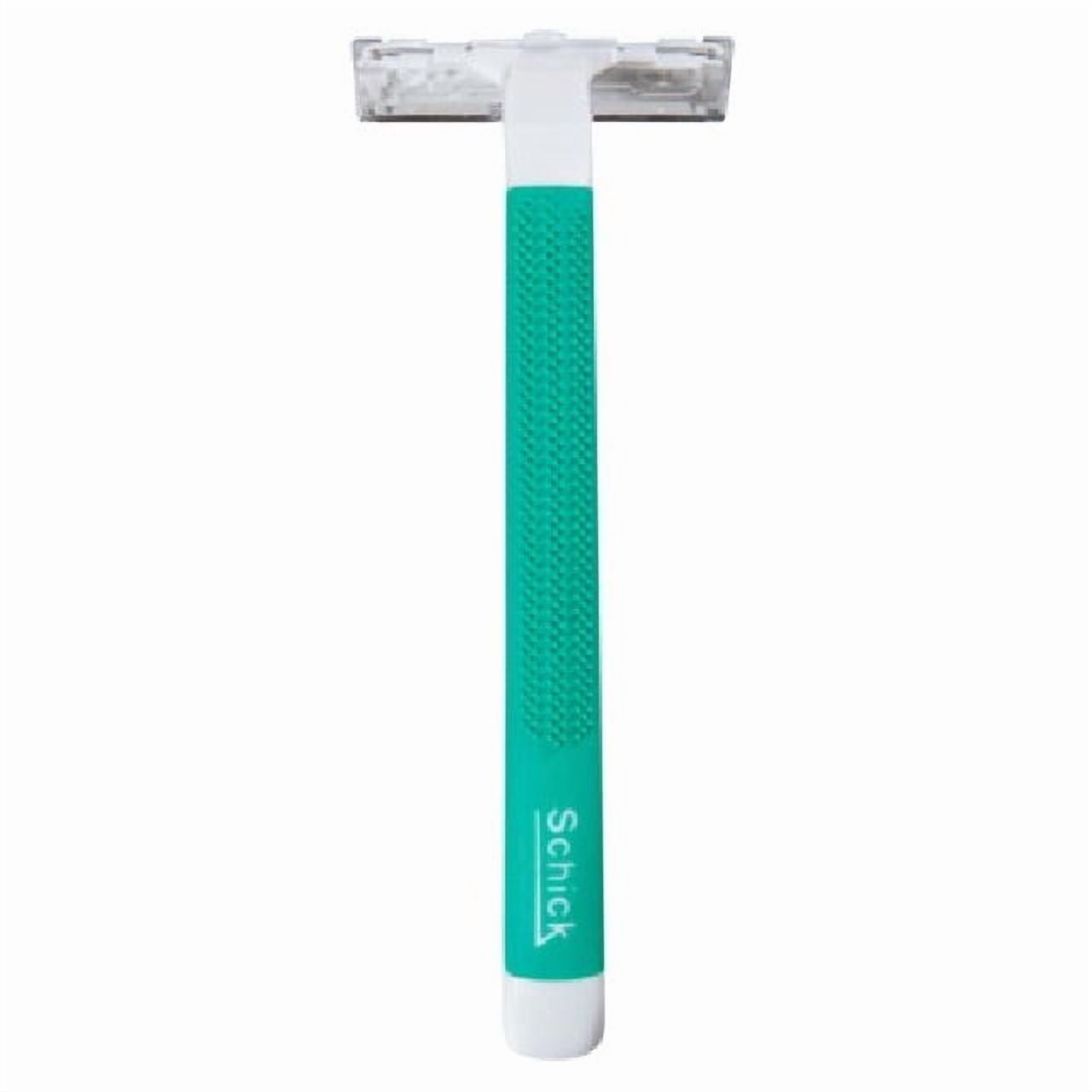 Shave Classic Single Edge Razor Handle with Schick Injector Refill Blades 7 Ct. (Pack of 5) + Facial Hair Remover Spring