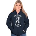 thumbnail image 3 of Birthplace Of The King Mississippi Zip Up Hoodie Men's Women's Brisco Brands M, 3 of 5