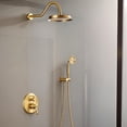 thumbnail image 4 of Retro Complete Shower System With Rough-In Valve With 9 Inches Rain Shower Head, 4 of 11