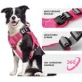 thumbnail image 3 of Arnés táctico para perros WINGOIN rosa para perros grandes reflectante, 3 of 7