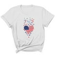 thumbnail image 2 of Busydd Independence Day T Shirts for Man Casual Comfortable Cotton T Shirts Round Neck Short Sleeve Summer Tops 4th of July American Flag Print Patriotic Tees, 2 of 5