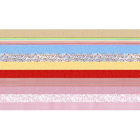 Medley You Golf Girl! Strip Fabric Panel
