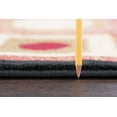 thumbnail image 4 of Contemporary 2x3 Area Rug (2' x 3') Geometric Black, Red Indoor Scatter Easy to Clean, 4 of 9