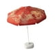 thumbnail image 3 of Sombrilla de patio al libre, toldo para sombrilla, protección solar, impermeable, fácil de instalar, sombrilla de playa de estilo chino para Rojo con base, 3 of 8