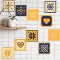 thumbnail image 4 of DOLITY 20 Pieces Bohemia Mosaic Wall Tiles Sticker Floor Sticker Home Kitchen Oil D 15x15cm, 4 of 8