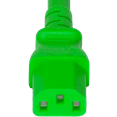 thumbnail image 3 of World Cord Sets 8 Foot IEC 60320 C20 to C13 PDU Adapter Style 15 Amp Power Cable (Green), 3 of 5