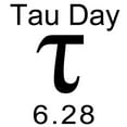 thumbnail image 3 of CafePress - Tau Day White T Shirt - Light T-Shirt - CP, 3 of 5