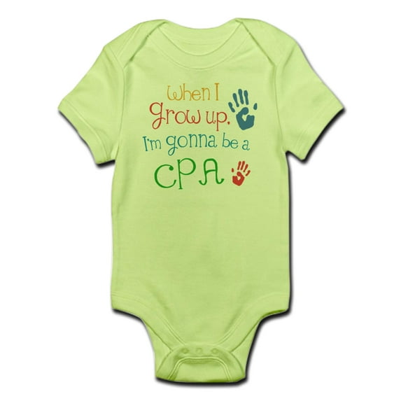 CafePress - Kids Future Cpa Infant Bodysuit - Baby Light Bodysuit