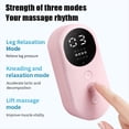 thumbnail image 4 of Masajeador Eléctrico de Piernas con Calefacción, Vibrador 3 Modos,Máquina de Masaje de Pantorrillas Inalámbrica, Compresa Caliente Que Promueve la Circulación Sanguínea, Color Rosa, 4 of 5