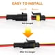 thumbnail image 2 of Conector impermeable de 3 pines, 16 AWG, para coche, camión, barco, 6 kits, 2 of 7