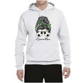 thumbnail image 3 of Messy Bun Soccer Life | Mom Life Game Day Vibes Sports Lover | Mother's Day Sports Unisex Hoodie Sweatshirt, White, 3XL, 3 of 5