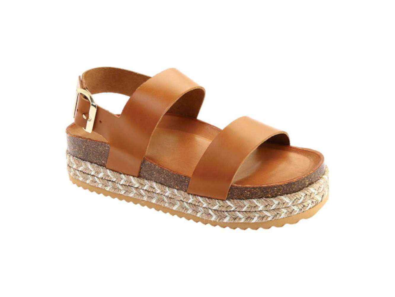 ALDO Aldo Womens ruryan Leather Open Toe Casual Platform Sandals