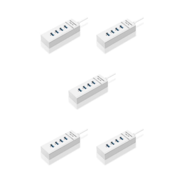 Concentrador USB 3.0 Bearachild Portátil 4 Puertos Transmisión Rápida Negro