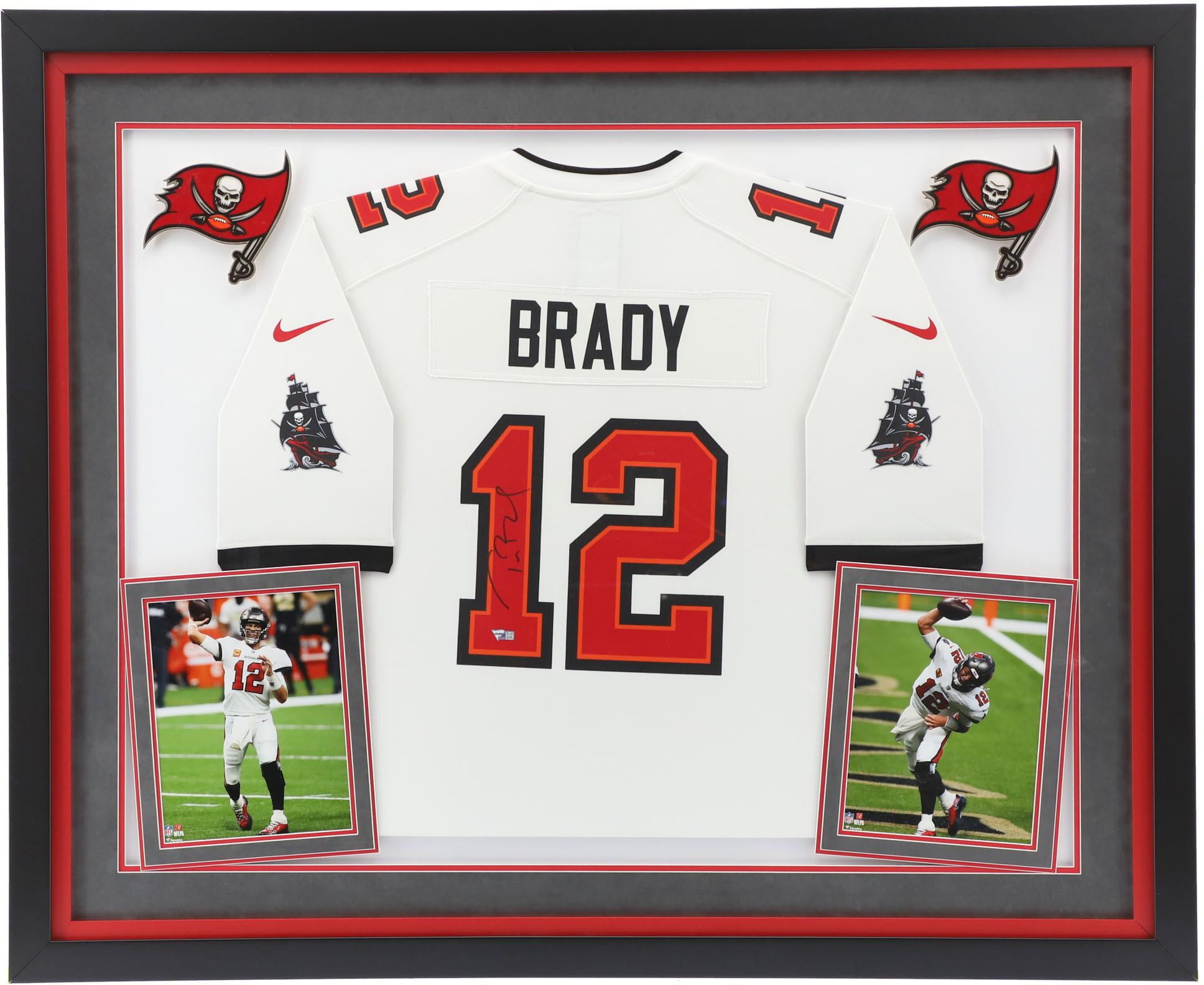 Tom Brady Tampa Bay Buccaneers Deluxe Framed Autographed White Game Jersey - Fanatics Authentic Certified - Walmart.com