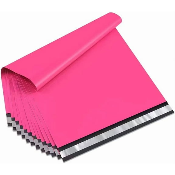10x13” Pink Colored Poly Mailers Shipping Bags Self Sealing 2MIL (Pack 100)
