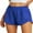 03 Royal Blue, variant on Women's Running Shorts High Waisted Athletic Gym Workout Shorts with Liner Zipper Pockets
